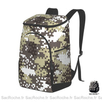 Sac à dos isotherme militaire glacière - modèle Noir - Sac Roche ™