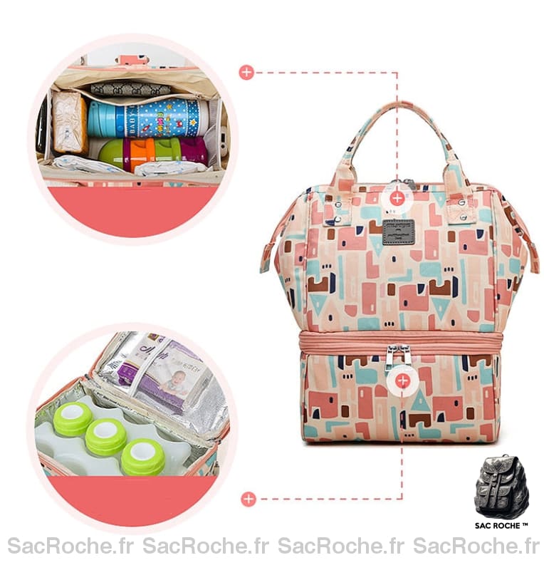 Sac À Dos Isotherme Motifs Pique-Nique Bébé