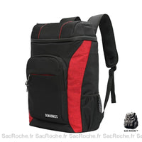 Sac À Dos Isotherme Noir & Rouge 30L Isotherme