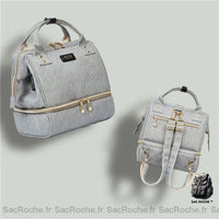 Sac à dos isotherme pratique - modèle Gris - Sac Roche ™