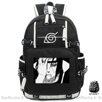 Sac à dos Itachi Uchiwa noir - Sac Roche ™