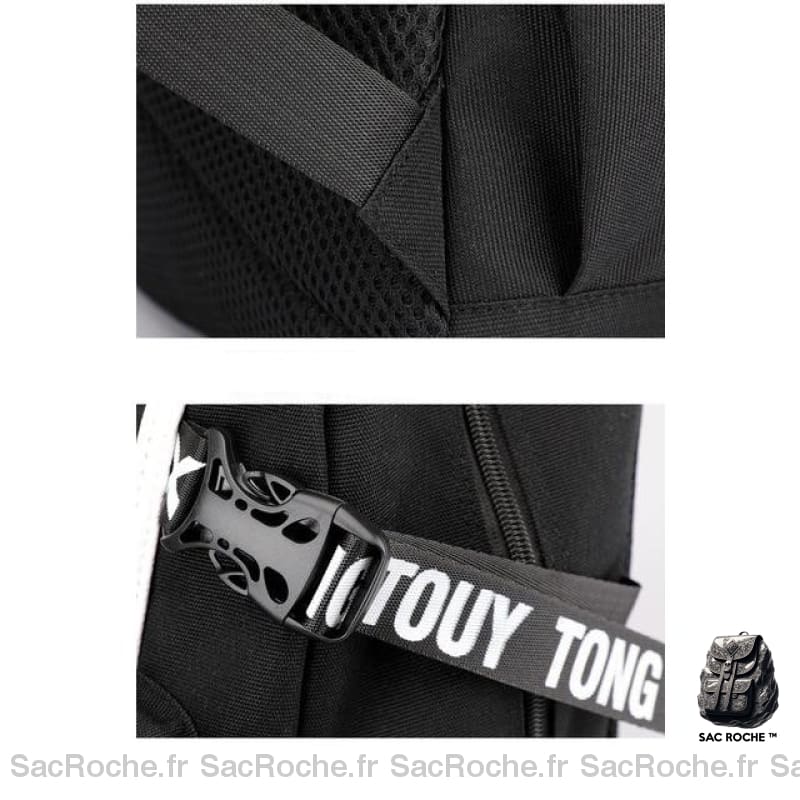 Sac À Dos Itachi Uchiwa Noir Enfant