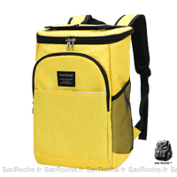 Sac À Dos Jaune Thermos Dos Isotherme