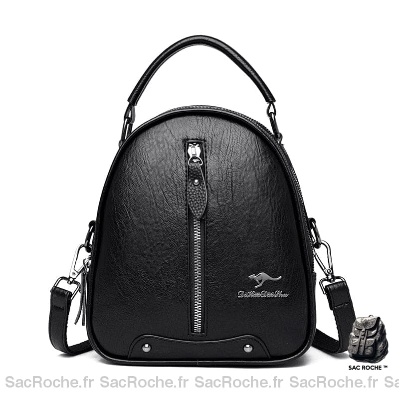 Sac À Dos Kangourou Femme Mini Noir