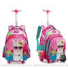 Sac À Dos Lama Fille Roulettes Enfant
