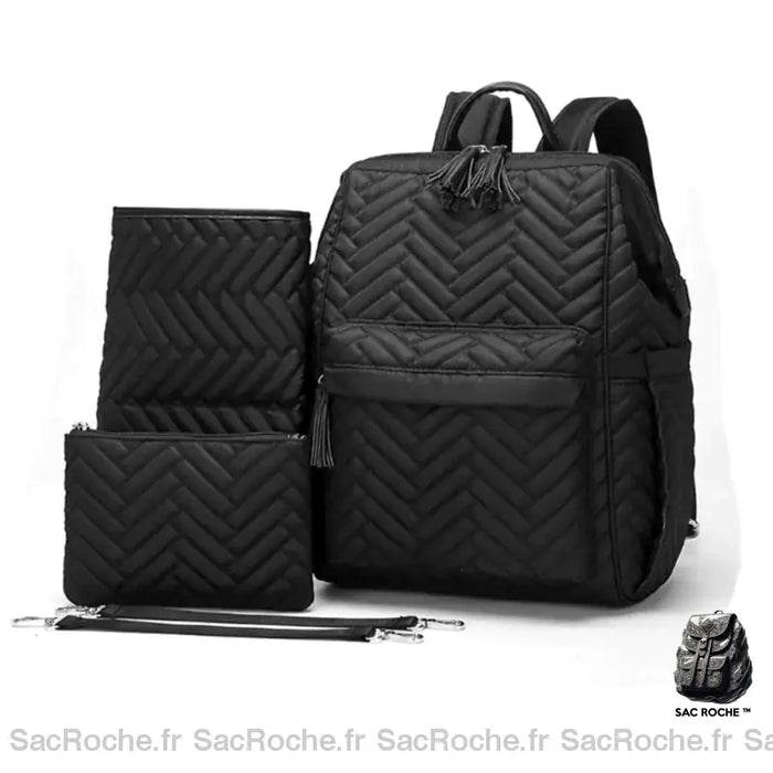 Sac À Dos Langer Chic Noir Sac