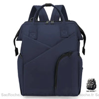 Sac à dos à langer élégant - modèle Bleu - Sac Roche ™