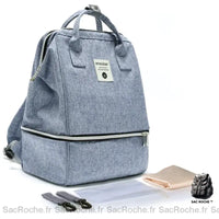 Sac à dos langer étanche - modèle Bleu clair - Sac Roche ™