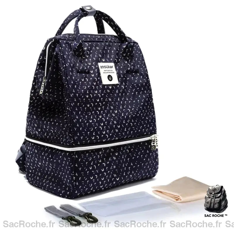 Sac À Dos Langer Étanche Bleu Foncé Sac