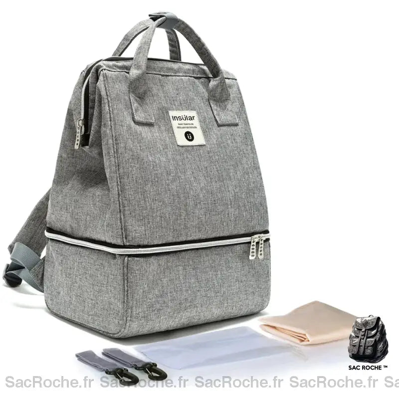 Sac À Dos Langer Étanche Gris Sac