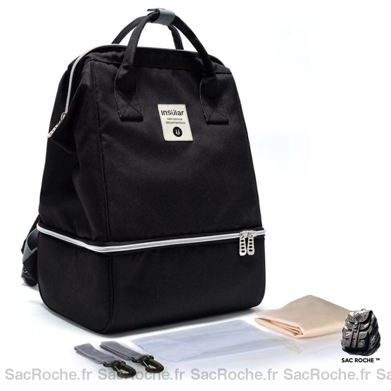 Sac À Dos Langer Étanche Noir Foncé Sac