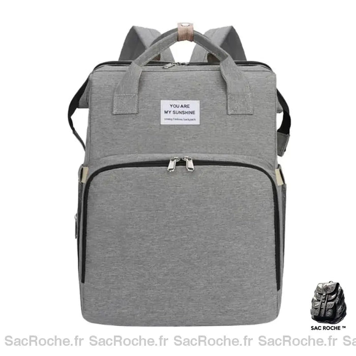 Sac À Dos Langer Extensible Gris Sac