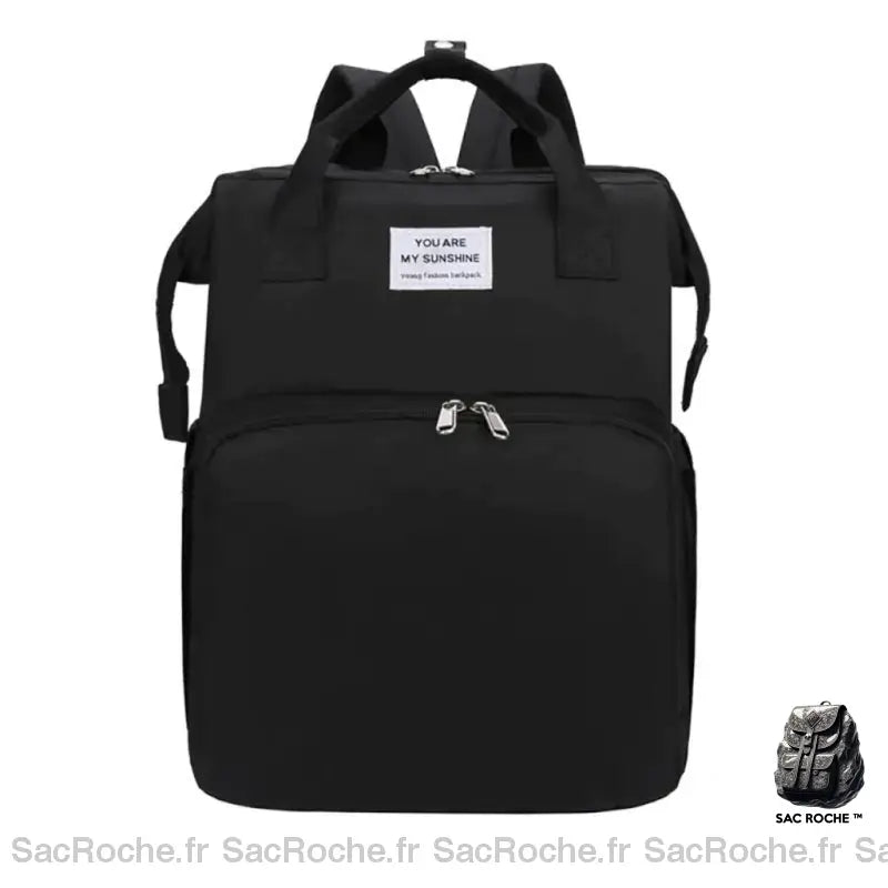 Sac À Dos Langer Extensible Noir Sac