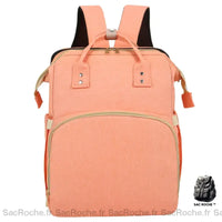 Sac à dos à langer pratique - modèle Rose - Sac Roche ™