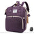 Sac à dos langer USB - modèle Violet - Sac Roche ™