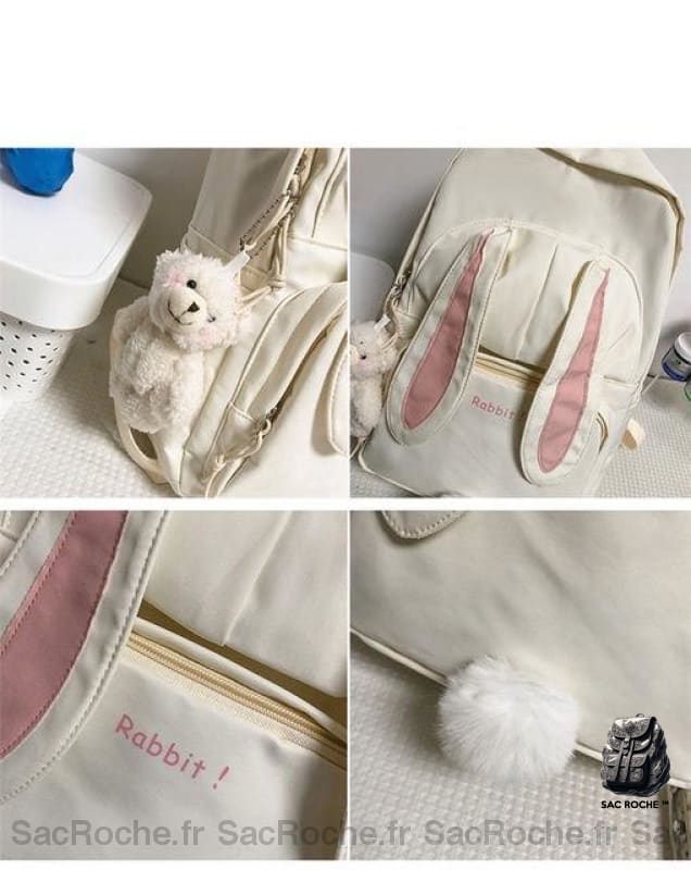 Sac À Dos Lapin Mignon Dos Enfant