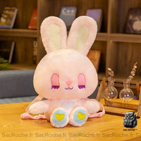 Sac à dos lapin peluche enfant - modèle Rose - Sac Roche ™