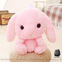 Sac à dos lapin peluche fille - modèle Rose - Sac Roche ™