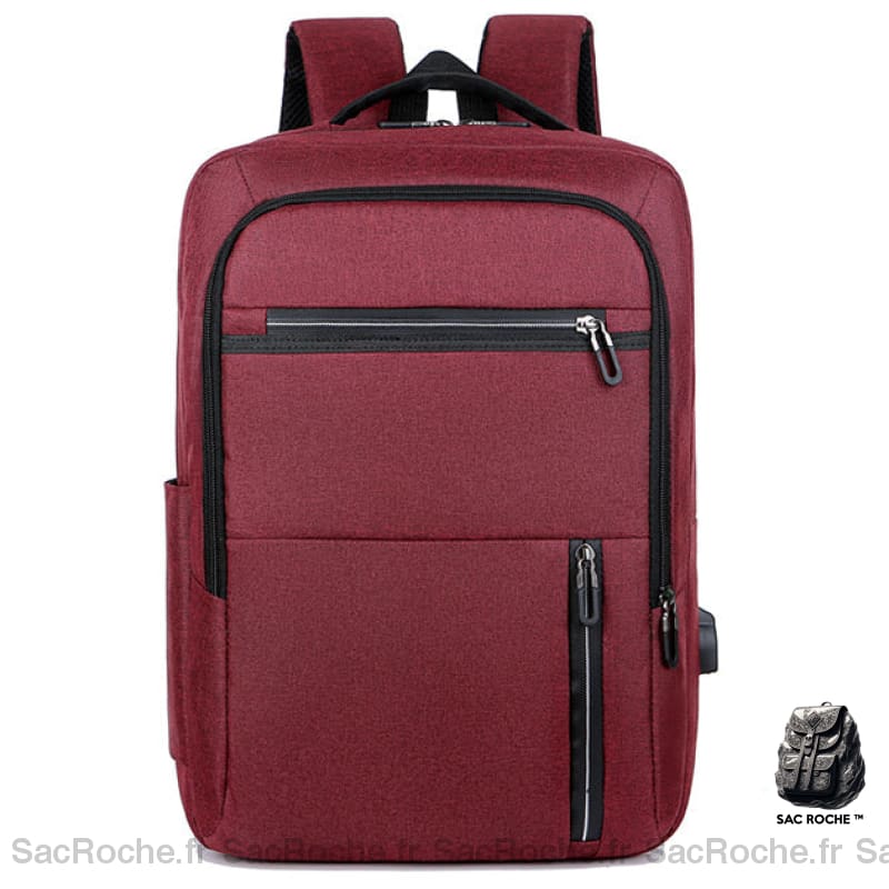 Sac À Dos Léger Robuste Business Rouge Sac A Dos Ordinateur