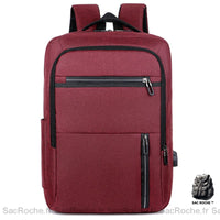 Sac à Dos Léger, Robuste Business - modèle Rouge - Sac Roche ™