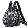 Petit sac à dos femme avec imprimé léopard