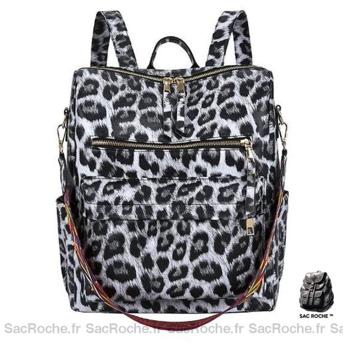 Sac À Dos Léopard Femme Vintage