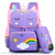 Sac à dos Licorne école maternelle grande capacité - modèle Violet - Sac Roche ™