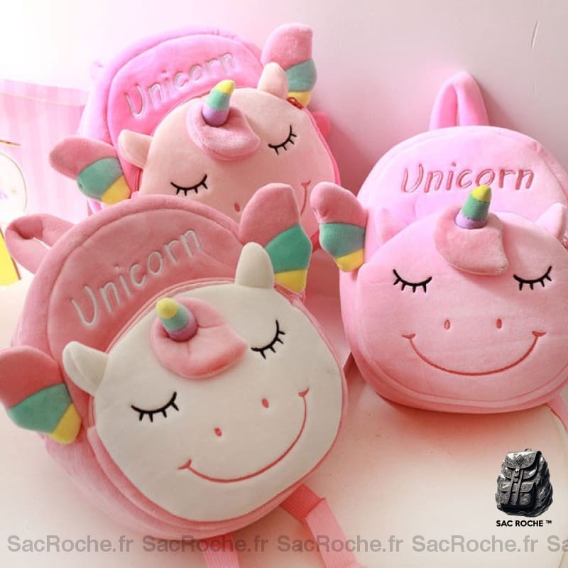 Sac À Dos Licorne En Peluche Enfant