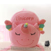 Mignon sac à dos peluche licorne - Rose - Sac à dos scolaire Sac à dos