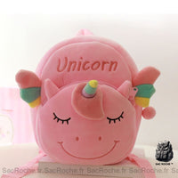 Sac à dos licorne en peluche - modèle Rose - Sac Roche ™