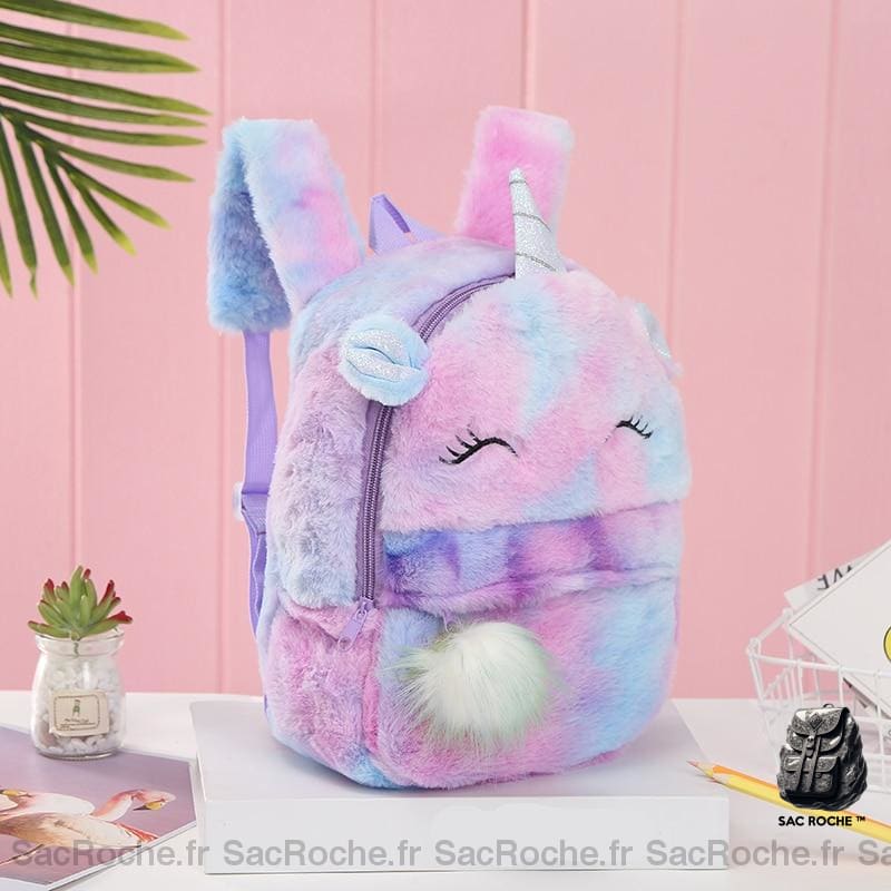 Sac À Dos Licorne Enfant Peluche