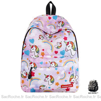 Sac à dos licorne et arc-en-ciel - Sac Roche ™