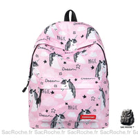 Sac à dos licorne féérique - modèle Rose - Sac Roche ™