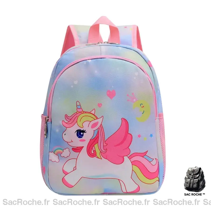 Sac À Dos Licorne Fille Maternelle Bleu Sac