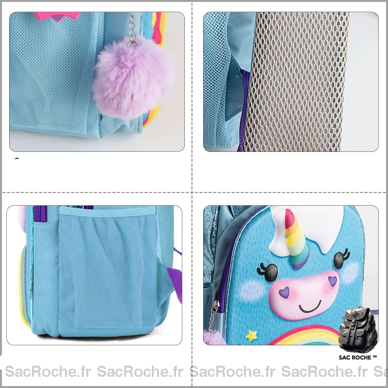 Sac À Dos Licorne Fille Multicolore Enfant