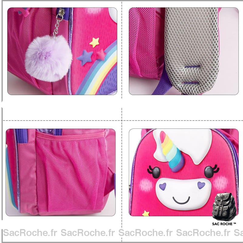 Sac À Dos Licorne Fille Multicolore Enfant