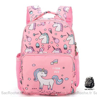 Sac à dos licorne fille - modèle Rose - Sac Roche ™
