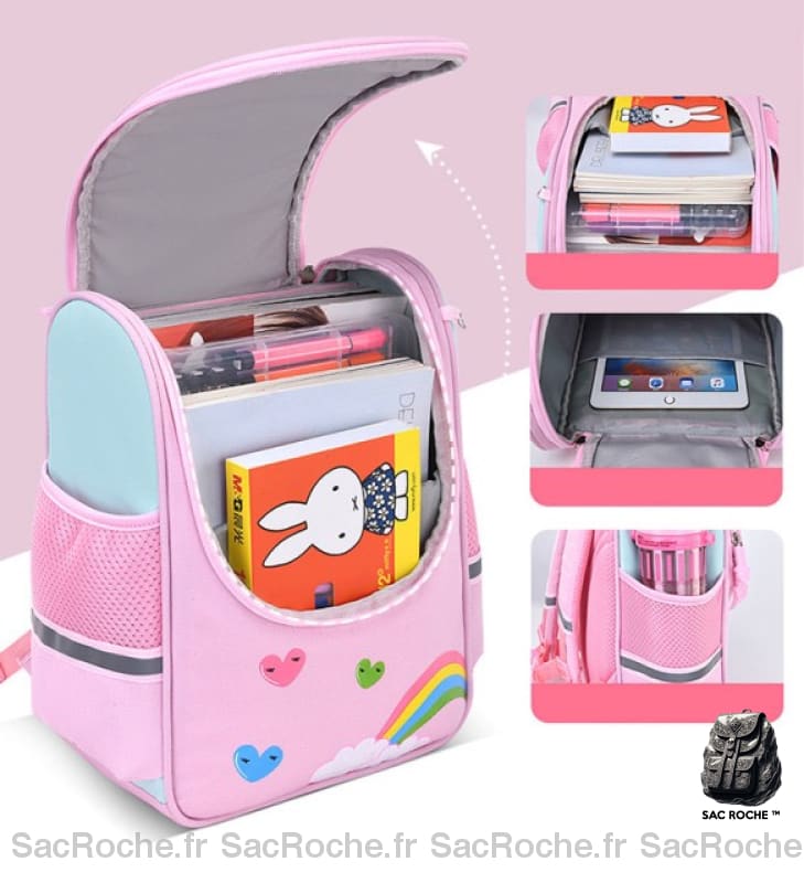 Sac À Dos Licorne Fille Rose Enfant