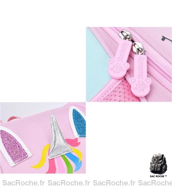 Sac À Dos Licorne Fille Rose Enfant