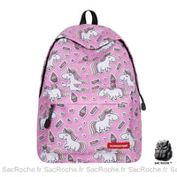 Sac à dos licorne glacé - modèle Rose - Sac Roche ™