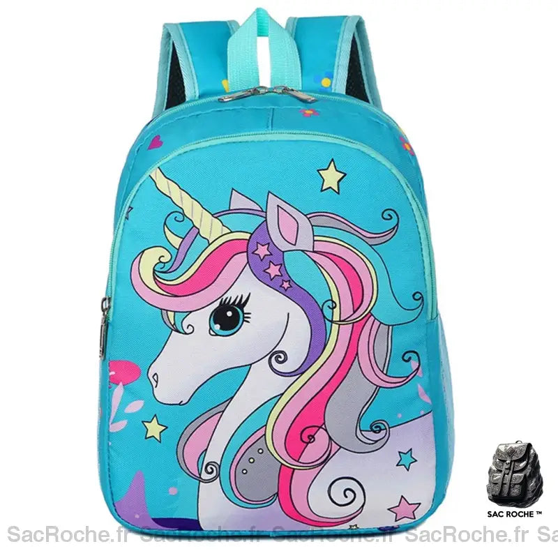 Sac À Dos Licorne Maternelle Bleu Sac