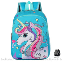 Sac à dos licorne maternelle - modèle Bleu - Sac Roche ™
