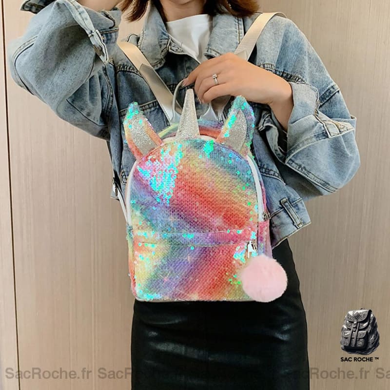 Sac À Dos Licorne Paillettes Enfant