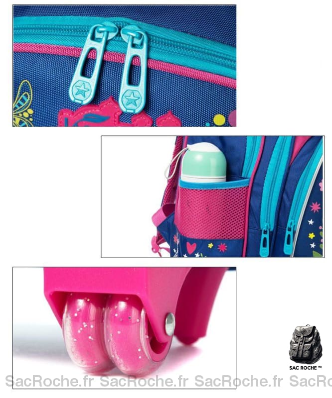 Sac À Dos Licorne Roulettes Filles Enfant