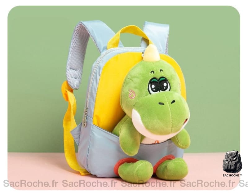 Sac À Dos Lilliputien Dinosaure Gris Enfant