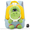 Sac à dos lilliputien pour enfant peluche dinosaure gris