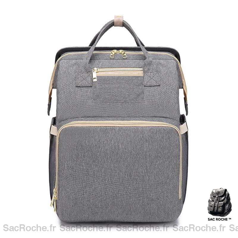 Sac à dos avec lit pliable pour bébé - Gris - Sac Sac à langer