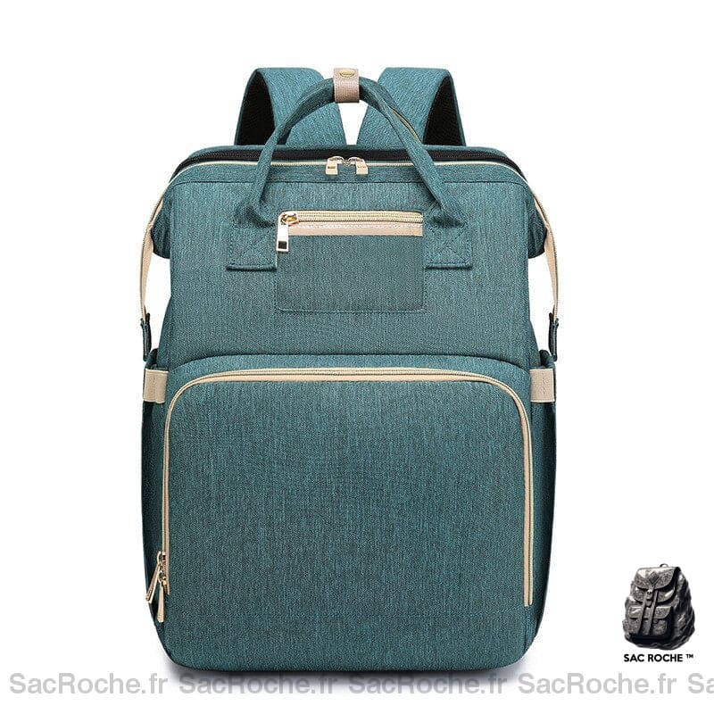 Sac à dos avec lit pliable pour bébé - Vert - Couche Sac