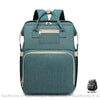 Sac à dos avec lit pliable pour bébé - Vert - Couche Sac