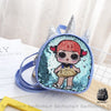 Sac à dos fille LOL Surprise - Bleu - Sac à main Porte-monnaie